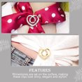 thumbnail image 4 of 4pcs T-Shirt Clips Rhinestone Scarf Clip Ring Clothing Ring Accessories, 4 of 9