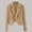 Khaki, variant on Lightweight Cardigans for Women Notched Lapel Long Sleeve Womens Blazers Dressy Casual Cropped Blazer Open Front Suit Jackets Peacoat