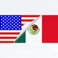 thumbnail image 2 of CafePress - United States And Mexico Flags Combined Body Suit - Baby Light Bodysuit, Size Newborn - 24 Months, 2 of 4