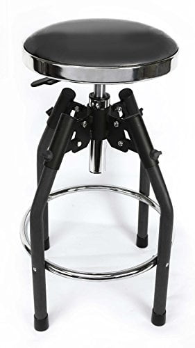 work pro shop adjustable swivel stool