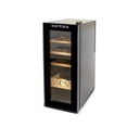 thumbnail image 5 of Maritcute 35L LED Lighted Cigar Humidor for 250 Cigars, Temperature Adjustable Cigar Digital Display Storage Cabinet with Spanish Cedar Wood Shelves for Men Gifts Black, 5 of 7