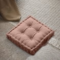 thumbnail image 6 of Thick Floor Cushion With Handles Floor Pillow, Velvet Square Floor Seating Cushion, Square Non Slip Reversible Chair Cushion, for Living Room Sofa Chair Floor Yoga Couch Tatami, 18*18Inch, 6 of 6
