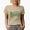 Tan, variant on Feeling Lucky with Irish Cap, St. Patrick's Day Favor or Merch Gift, Heather Grey T-Shirt, Medium