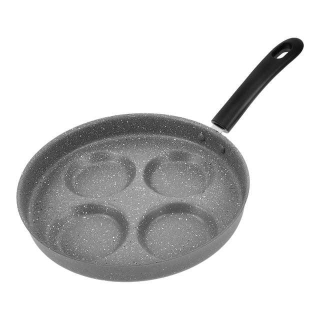 Kitchen Egg Pan 4-Hole Egg Frying Pan Fried Egg Cooker Pan for Breakfast Pancake Egg Frying Pan Nonstick 4-hole Pancake Pan