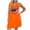 Orange, variant on LYEAA Soft Nightgowns for Women Short 4th of July Sleeveless Sleep Dress Spaghetti Strap Night Gowns Comfy Loose Home Dress
