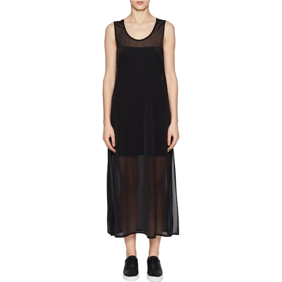 French Connection Womens Celia Jersey Maxi Dress, Black, 6