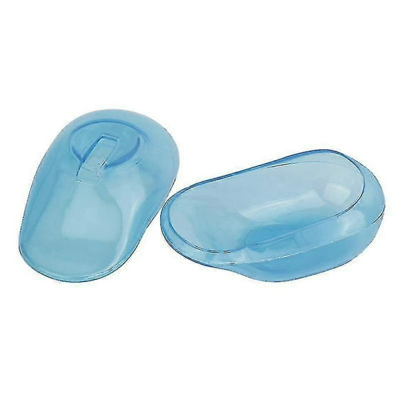 Shower Cap Ear Muffs, Silicone Ear Cover Ear Protector Waterproof Shield Anti Staining Plastic Ear Guard Hair Dye Earmuffs For Fashion Or Home Cy