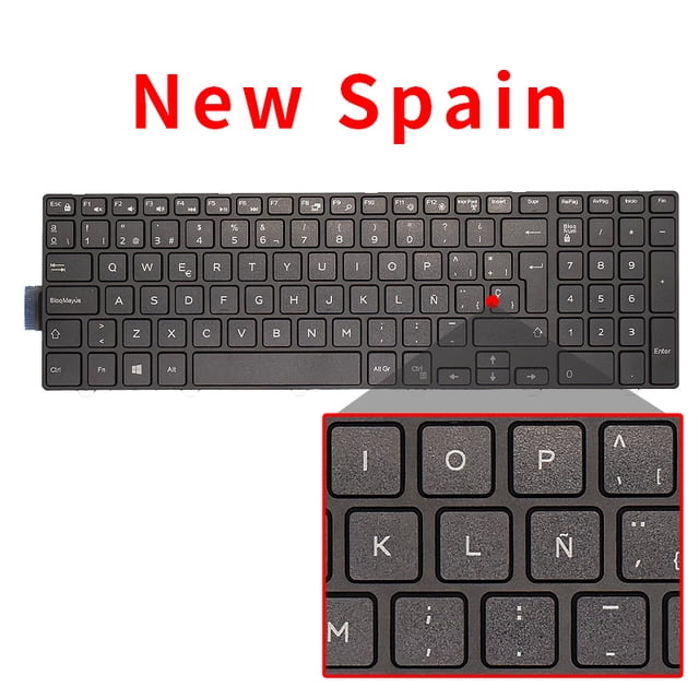 New Original Notebook Keyboard For DELL Inspiron 15 3000 5548 5542 3541 3542 5547 P39F Series US Keyboard SP New