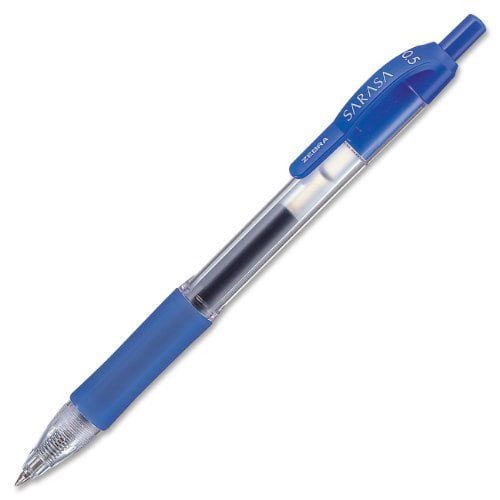 Rapid Dr... Blue Fine Point 0.5mm Zebra 46720 Sarasa Retractable Gel Ink Pens 