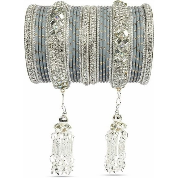 Indian Ethnic Handmade Bangles for Women – Traditional Partywear Jewelry for Weddings, Festivals & Daily Wear – Elegant & Lightweight Design