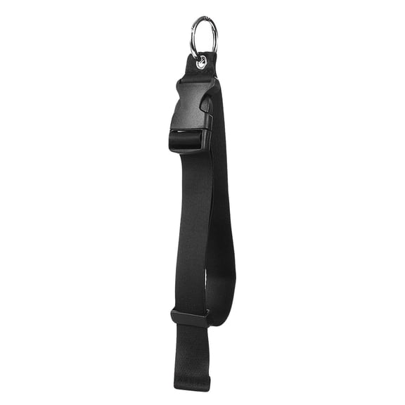 Luggage Straps Add-a-Bag Strap Suitcase Connector Anti-Theft Heavy Duty Nylon Adjustable Black for Travel Business Trip Hands-Free Carrying