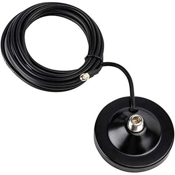 RAIGEN Magnetic Antenna Base for Helium Mining Antennas N-Type Female, 6.5ft Raigen-200 RP-SMA Male Cable, for MNTD, RAK, Bobcat, Syncrobit, Sensecap Helium Miner, Indoor use only