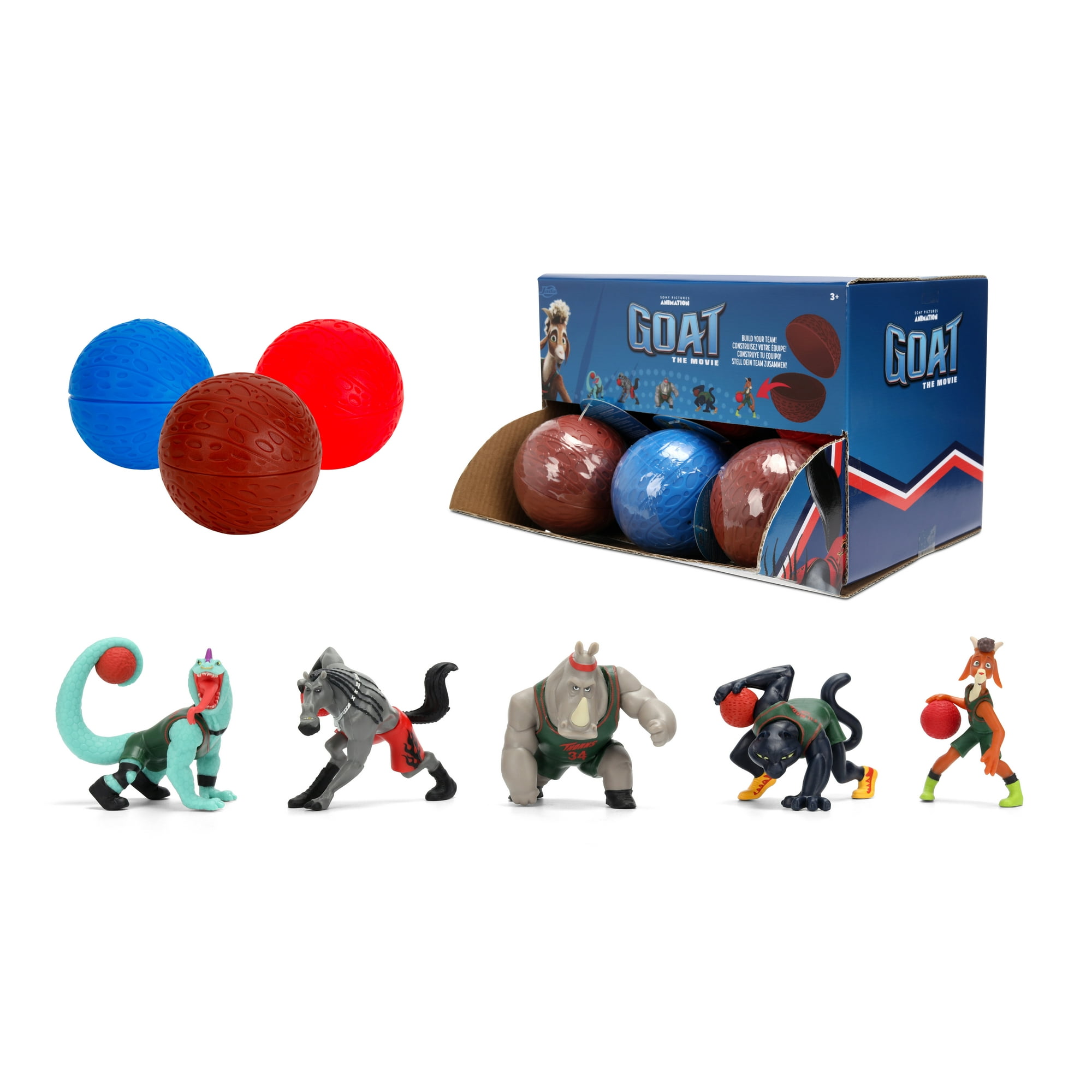 Jada GOAT The Movie Blind Box Mystery Figure – 2.5” Scale Collectible Figure with Roarball Blind Box by Jada Toys(One Piece, Styles May Vary)
