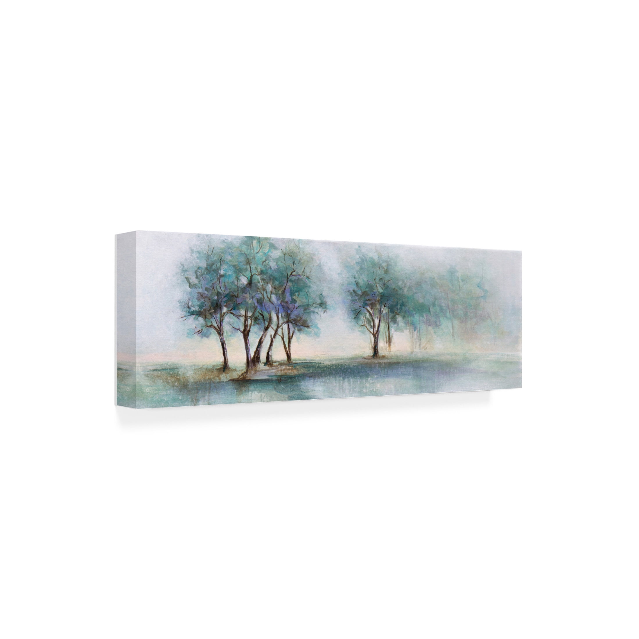 Canvas Wall Art - Karen Hale 'Dawn Light' Wall Art for Living Room, Bedroom, or Office Décor by Trademark Fine Art - 19 x 6 Inches