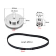 thumbnail image 2 of 2 Set GT-2 Synchronous Wheel 20&80 Teeth 5mm Bore with 2Pcs Belt 250x6mm(20-80T-5B-7), 2 of 5