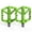 Green, variant on VICTGOAL Nylon Bicycle Pedals 9/16 DU Bearings Non-Slip Flat Platform Ultralight for MTB Road Bike Cycling Parts
