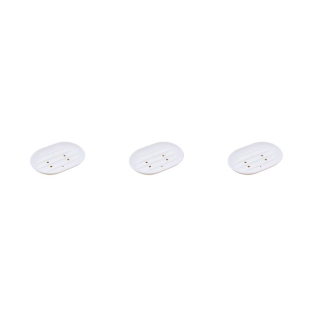 Billuyoard Soporte de placa de de jabón de silicona Estuche de bandeja Ducha Baño flexible Type3 NO3