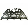 thumbnail image 1 of Classic Motifs 22 Inch God Bless Our Veterans Charcoal Craft Hanger, 1 of 1