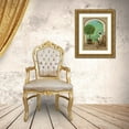 thumbnail image 3 of Kruskamp, Janet 15x18 Gold Ornate Wood Framed with Double Matting Museum Art Print Titled - Monkey and Orange Tree, 3 of 4