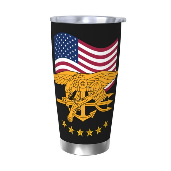 Navy Seals Car Coffee Cup Stainless Steel Vacuum Insulated Travel Tumbler Reusable Cup