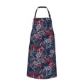 thumbnail image 2 of Picia Cool Red Off-Road Vehicle Waterproof Apron for Unisex Adult - Adjustable Bib Apron with Pockets, Ideal for Cooking, Gardening, Painting, and Household Chores, 2 of 9
