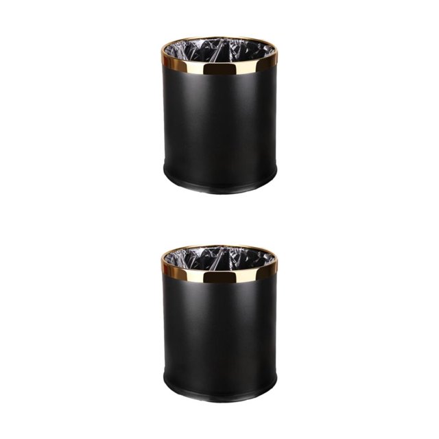 Bewildely Cubo de basura de 10L, cubo de basura, cubo de basura, contenedor de basura, gran capacidad para baño, cocina, sala de estar, oficina Type3 NO3