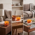 thumbnail image 4 of Halloween Decorations Pumpkin Candle Light Decoration Prop, Flameless Pumpkin Candle Decor for Halloween Parties, Festive Fall Decorations for Home, Easy to Place Anywhere, 4 of 7