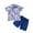 Z9Blue, variant on Utlike Boys Outfits Sets Cartoon Set Clothes Tops+Shorts Summer Baby Outfits T Shirt Outfits&Set Boys Clothing Sets For Dailywear Size 3 Years-4 Years