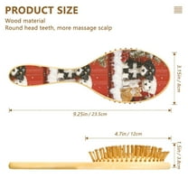 YAZAOO Soft Hair Brush Hair Comb Detangler Holiday Trio Smoothing Hair Care Beauty Gift