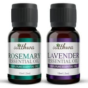 Satthwa Lavender Essential Oil & Rosemary Essential Oil Combo (30 ml)