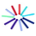 thumbnail image 2 of 40-Piece Pack Orthodontic Ties: Colorful & Transparent Plastic Dental Ligature Rings for Teeth Alignment - Durable, Safe Oral Care Kit Supplies with Multiple Color Options for Easy Identification in, 2 of 5
