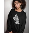 thumbnail image 2 of Unicorn Mandala  Sweatshirt Women -Image by Shutterstock, Female 3X-Large, 2 of 4