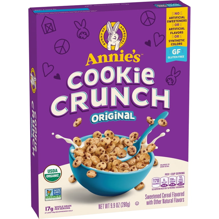 Annie's Cookie Crunch Original Cereal, Organic, Gluten Free, Whole