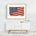 thumbnail image 3 of Vintage American flag from old cardboard. - Mixed Media Patriotic Americana Abstract Vintage Modern Art Military Nautical Unframed Wall Art Print 20 x 28 inches, 3 of 4