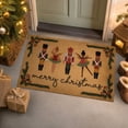 thumbnail image 5 of Personalized Christmas Rug - Nutcrackers Doormat, Christmas Door Mats, Ideal for Door Entrance, Patio, Porch, Backyard, Garages, 5 of 7