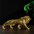 thumbnail image 6 of CIYISON Golden Lions Miniature Sculpture Handmade Resins Household Decorative Object, 6 of 8