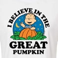 thumbnail image 3 of Peanuts - I Believe In The Great Pumpkin - Juniors Cropped Cotton Blend T-Shirt, 3 of 6