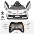 thumbnail image 4 of VOLTZ TOYS 12V Ride on Car for Kids, Official Licensed SVJ 12V Battery Powered Electric Ride-on Car Motorized Toy Vehicle for Children with Remote, Leather Seat, LED Lights and MP3 Player (Whte), 4 of 7
