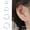 Style2- Ball (Silver), variant on Womens 925 Sterling Silver CZ Crystal Small Hoop Earrings Trendy Stud Earrings-Style2- Ball (Silver)-10mm