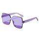 thumbnail image 4 of Gafas de sol clásicas de una pieza sin montura, cuadradas, lentes completas coloridas para la playa de verano Púrpura Soledad Gafas de sol clásicas sin montura, 4 of 10