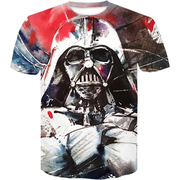 "Xishao Playeras Hombre Black Skull Men Skeleton T-Shirt Punk Rock Gun Blue T-Shirts 3D Print T-Shirt Vintage Mens Clothing Summer White Tops,D-634,Metro" Xishao ropa