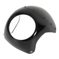 thumbnail image 2 of Carenado para faro de motocicleta de 7 pulgadas, superficie lisa, resistente al envejecimiento, ajuste Universal para faros redondos, negro brillante, 2 of 5