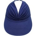 thumbnail image 1 of Sombrero de visera para mujer de ala ancha de verano Upf 50+ protección UV gorra deportiva de playa, 1 of 1