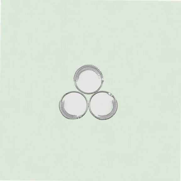 150Pcs Stiletto Nail Swatch Sticks with Rings, Clear Nail Color Display Swatches