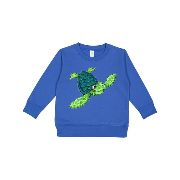Inktastic Sea Turtle with Swirls Toddler Sweatshirt