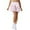 hwj# Pink436, variant on Huowey Women'S Pleated Tennis Skirt Solid Color High Waist Sports School Uniform Skirts Stylish A-Line Skater Skirts With Lining Shorts Athletic Skort ,Pink,XL