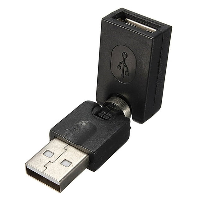 EIGTHTAIL Usb Male To Female Adapter Usb Male To Female Swivel Bending Interface 360 Degrees Free Rotation A Male To A Female