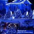 thumbnail image 3 of GooingTop Blue Outdoor String Lights Solar Powered Waterproof,26FT 50LED Crystal Globe Solar Twinkle String Lights for Outside Gazebo Yard Patio Tree Decoration, 3 of 6