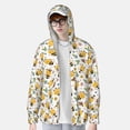 thumbnail image 4 of Haiem Bee and Flowers UPF 50+ Fishing Shirts for Men Long Sleeve UV Sun Protection Hoodie Non-Mask Outdoor Hiking Shirts, 4 of 9