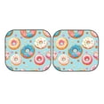 thumbnail image 7 of Disketp 2 Piece Colorful Donut Pattern Windshield Sunshades,Folding Windshield Sun Shade For Car Suv Trucks Sedan,Blocks Uv Rays Sun Visor Protector-Large, 7 of 7